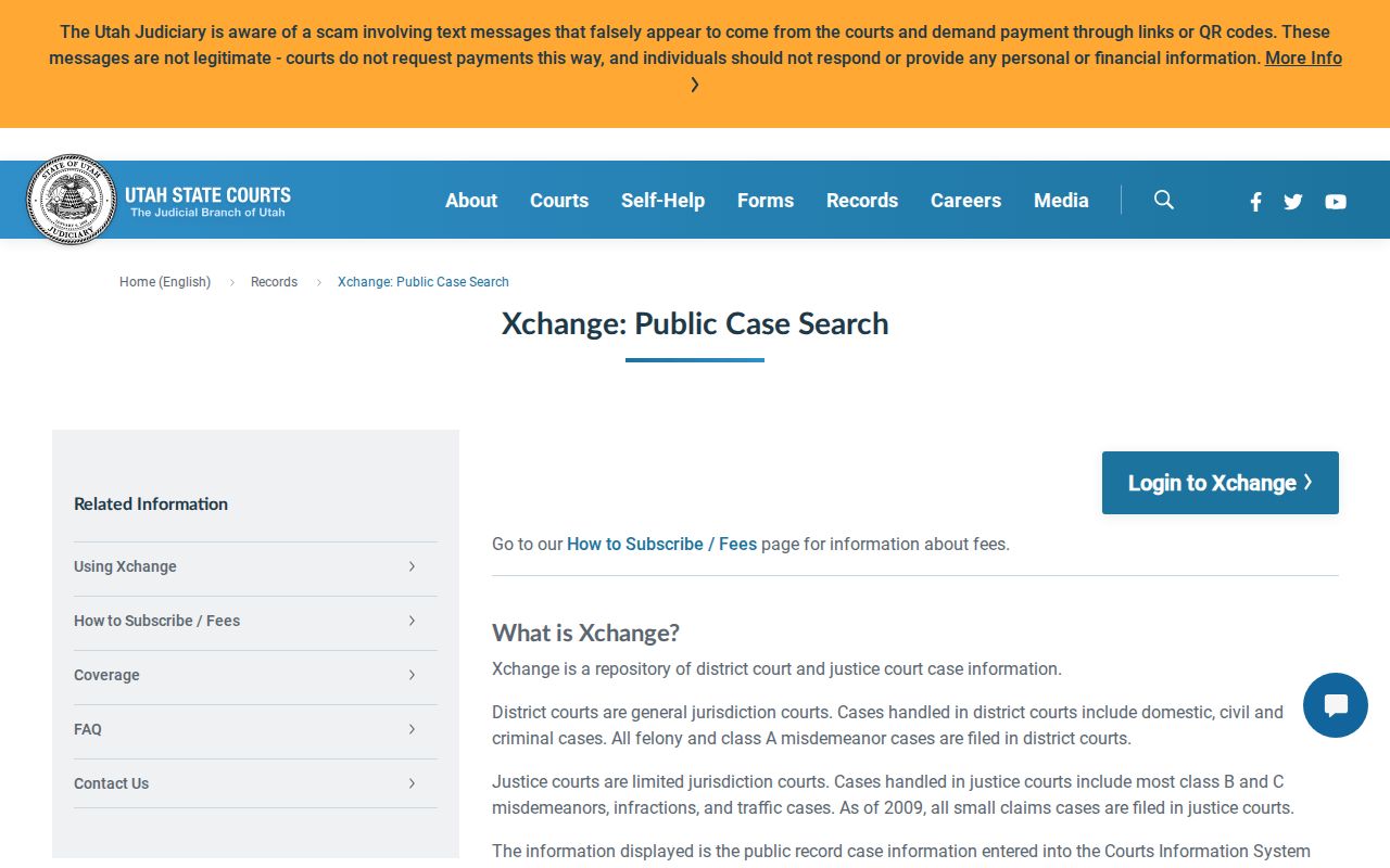 Rich County criminal court cases Xchange coverage guide