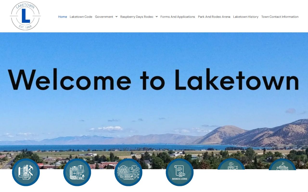 Laketown criminal records information on the official town website