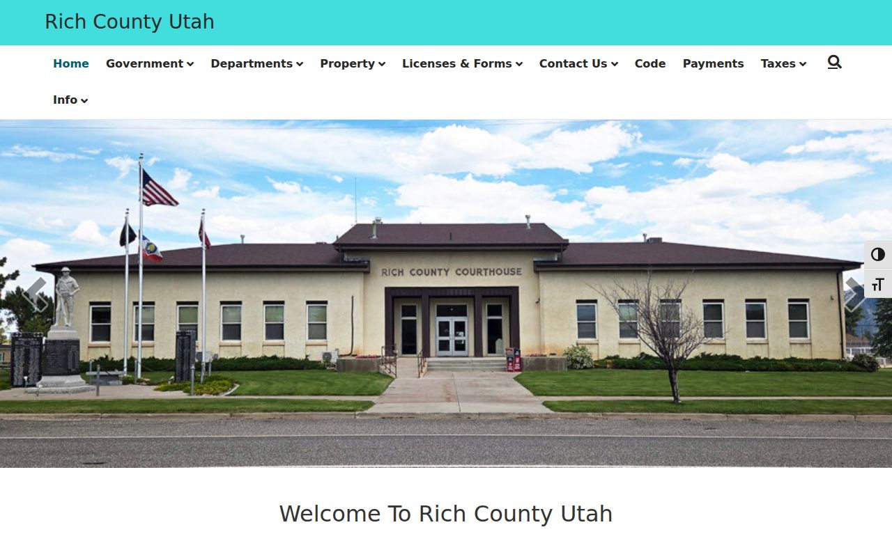 Rich County criminal history courthouse access