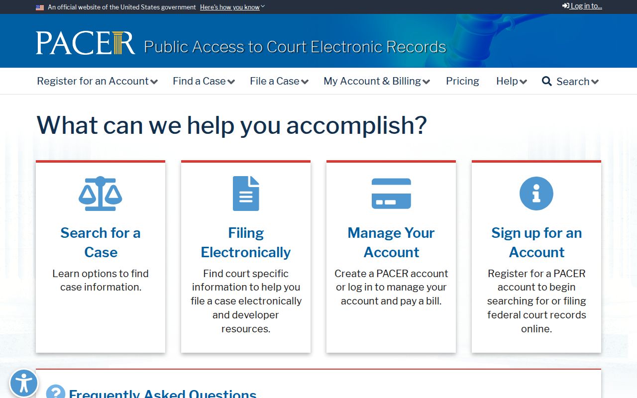 Rich County criminal records PACER docket access